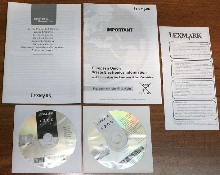 Lexmark X1250 All-In-One USB colour inkjet printer, scanner, copier. Boxed, new.