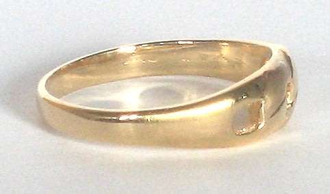 19.2k / 19.2ct Portuguese rose gold link RING, 6mm wide. Ready for you. Last one!
