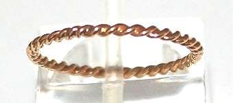 Rope BAND / SPACER: 19.2k / 19.2ct Portuguese rose gold, size M-. Ready for you. Last one!