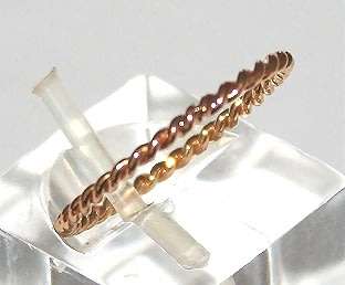 Rope BAND / SPACER: 19.2k / 19.2ct Portuguese rose gold, size M-. Ready for you. Last one!