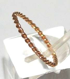 Rope BAND / SPACER: 19.2k / 19.2ct Portuguese rose gold, size M-. Ready for you. Last one!