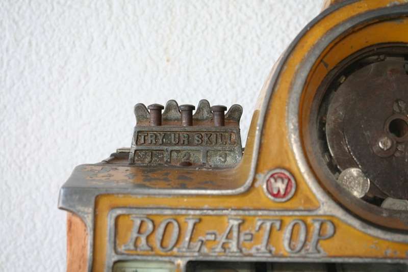 1936 Watling slot machine, model Rol-a-top Bird of Paradise =1 armed bandit =HIGHLY COLLECTIBLE