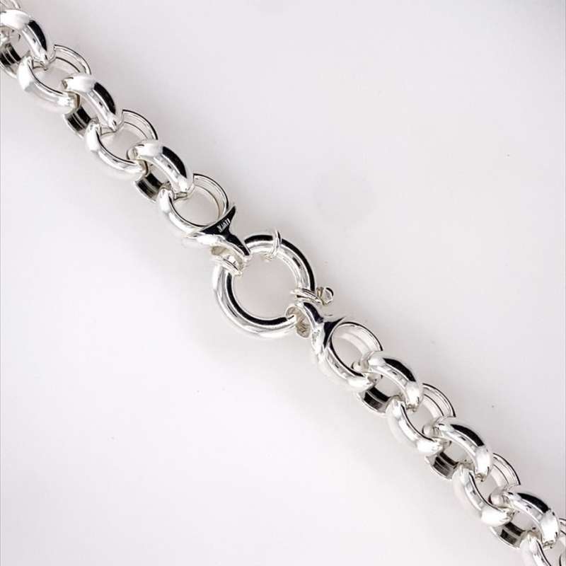 Rolo / belcher Signoretti CHAIN: 12.5mm wide, 45cm, sterling silver