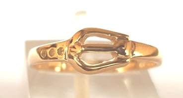 Buckle RING: 19.2k / 19.2ct Portuguese rose gold. Ready for you. Last one!