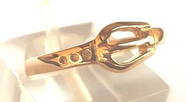Buckle RING: 19.2k / 19.2ct Portuguese rose gold. Ready for you. Last one!