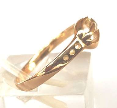 Buckle RING: 19.2k / 19.2ct Portuguese rose gold. Ready for you. Last one!