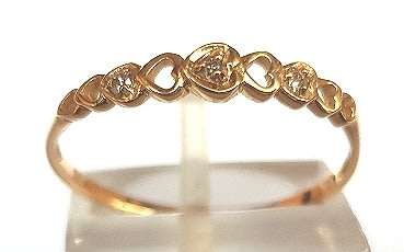 Diamond Hearts RING: 19.2k / 19.2ct Portuguese rose gold. Ready for you. Last one!