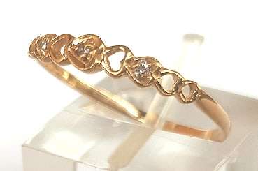 Diamond Hearts RING: 19.2k / 19.2ct Portuguese rose gold. Ready for you. Last one!