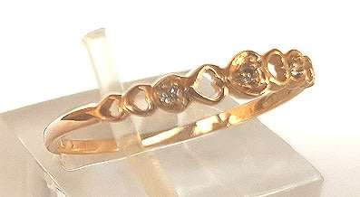 Diamond Hearts RING: 19.2k / 19.2ct Portuguese rose gold. Ready for you. Last one!