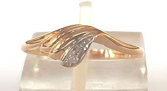 Diamond Swirl RING: 19.2k / 19.2ct Portuguese rose gold. Ready for you. Last one!