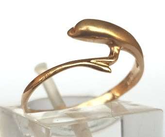 Dolphin RING: 19.2k / 19.2ct Portuguese rose gold, size L. Ready for you