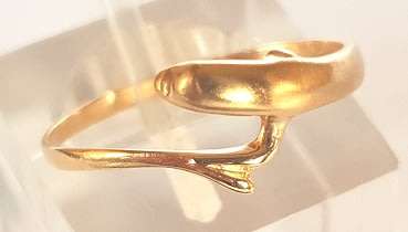 Dolphin RING: 19.2k / 19.2ct Portuguese rose gold, size L. Ready for you