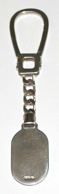 Merc / Mercedes Benz Key Ring: sterling silver. Ready for you. Last one!