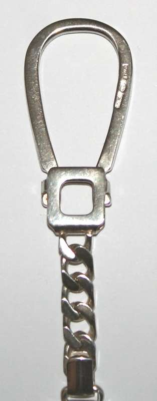 Merc / Mercedes Benz Key Ring: sterling silver. Ready for you. Last one!