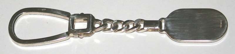 Golf ball Key Ring: sterling silver. Ready for you. Last one!