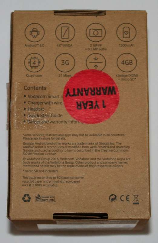 Vodafone VFD 300, Smart mini 7