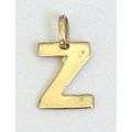 SOLID 9ct gold "Z" initial pendant / charm. FREE Postage within SA