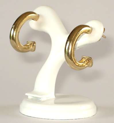REDUCED MADLY - 9ct gold Hoop Earrings = Perfect for drops