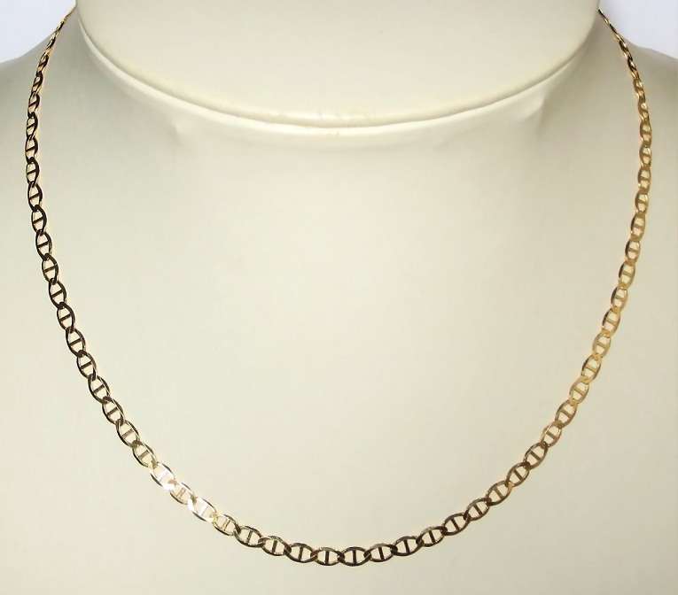 9ct gold Marina Chain: 3.9mm wide, 50cm