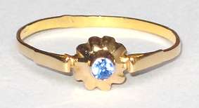 REDUCED MADLY - Baby / Child's RING: 19.2k / 19.2ct rose gold = Ouro Portugues. Ready for you