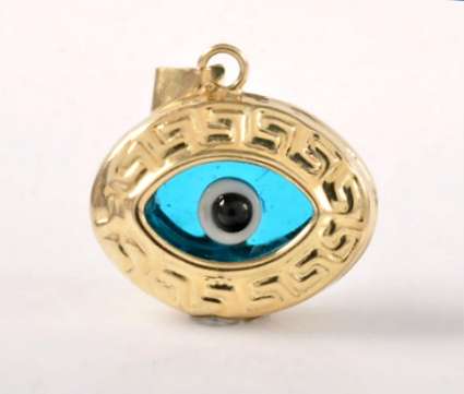 14k / 14ct gold All Seeing Eye / Evil Eye Pendant / Charm. Ready for you. Last one!