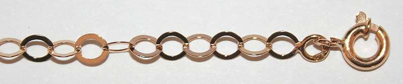 Baby / Child's Bracelet: 19.2ct Portuguese rose gold = "Ouro Portugues". Ready for you