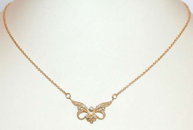 Diamond Necklace, 19.2k / 19.2ct Portuguese gold. Ready for you. Last one!