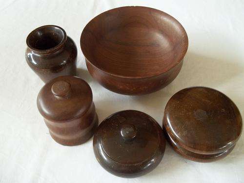 Collection of South African treen ware