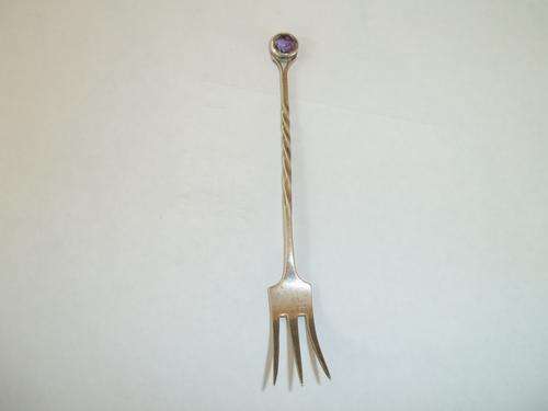Hallmarked silver fork