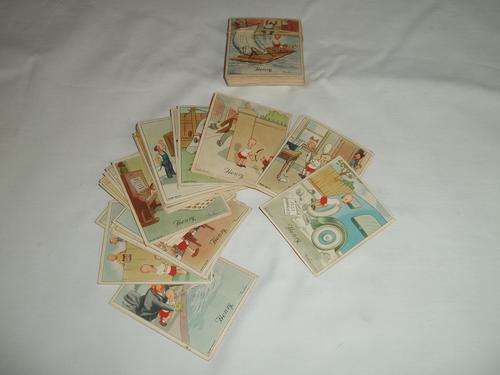 A series of 50 vintage Henry cigarette cards