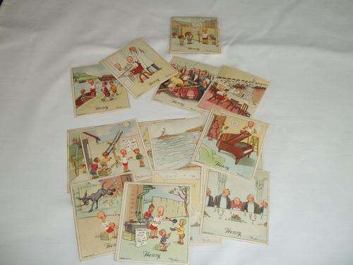 2 nd series of 50 vintage Henry cigarette cards