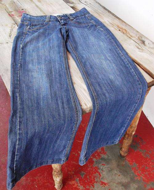 Woolworths 're ultra low rise' blue jeans, size 33, great condition