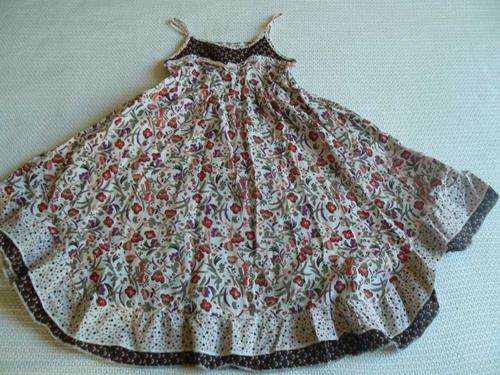 Lovely 100% cotton Woolworths summer flare-out dress, size 6-7 years