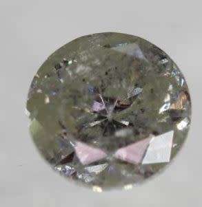 Certified 0.54ct Natural Diamond 0.50 - 0.74  J  Round  I2