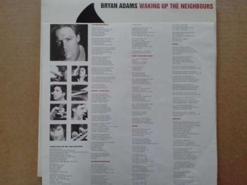 Bryan Adams - Waking up the neighbours ( 1991 SA released LP )
