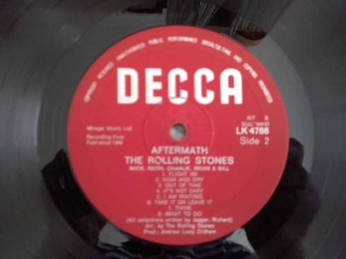 The Rolling Stones - Aftermath  ( rare original 1966 SA released LP )