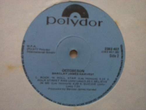 Barclay James Harvest  -  Octoberon  ( 1977 SA released LP )