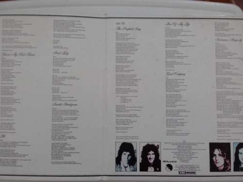 Queen -  A Night at the Opera  ( scarce 1975  SA released LP )