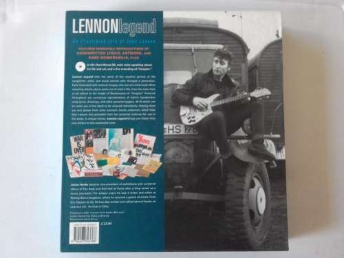 Lennon Legend  -  illustrated life of John Lennon by James Henke in book form with CD