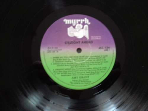 Amy Grant - Straight Ahead  (  scarce 1984 SA released gospel influenced LP EX )