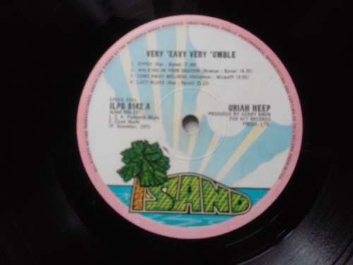 Uriah Heep - ... Very `Eavy Very `umble... ( scarce 1970 SA released VG+ / VG+LP pink rim label )