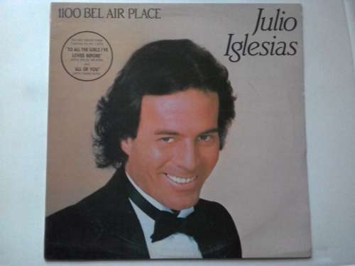 Julio Iglesias - 1100 Bel Air Place  ( 1984 SA released, Pink vinyl. NM / M- )