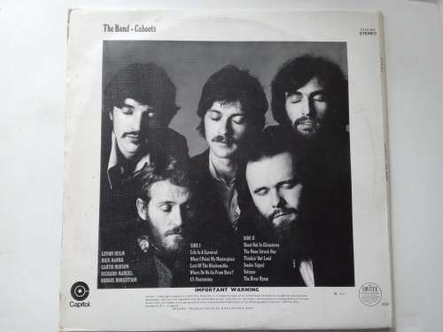 The Band - Cahoots  ( scarce 1971 SA released LP EX )