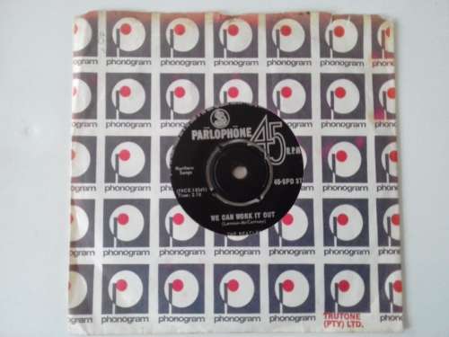 The Beatles - We Can Work it Out  ( 1965 SA released 7` single )