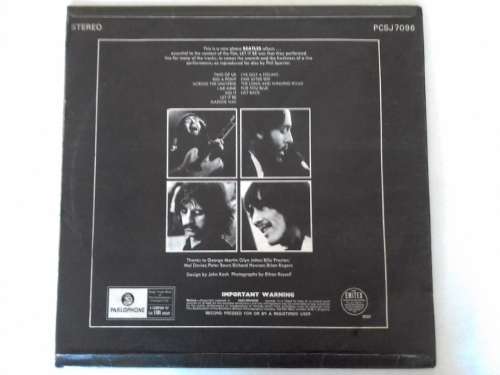 The Beatles - Let It Be  ( 1970 SA released LP VG+ / VG+ )