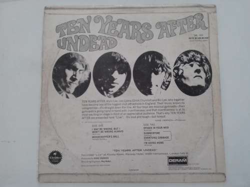 Ten Years After - Ten Years After Undead ( scares 1968 SA released LP )