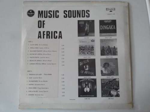 Various - Music Sounds Of Africa  ( 1969 SA released LP )