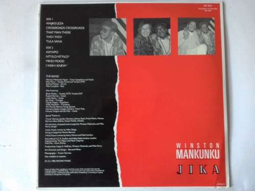 Winston - Mankunku - Jika ( scarce 1986 SA released Cape Jazz LP NM )