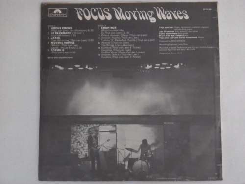Focus (2) - Moving Waves  ( 1973 SA released LP )