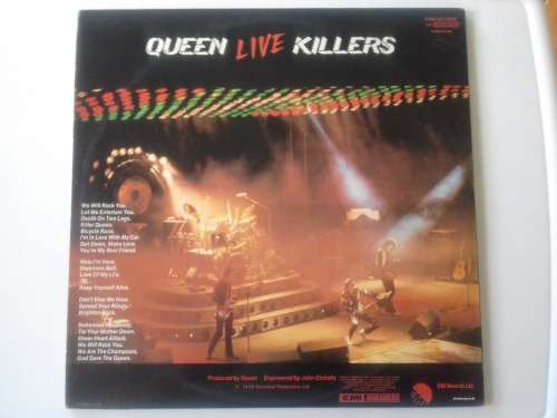 Queen - Live Killers  ( 1979 SA released double LP )